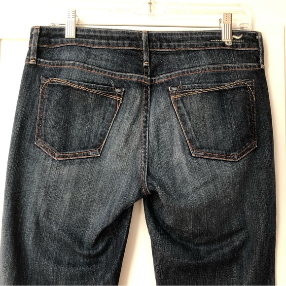 Earnest Sewn Anthropologie medium Wash Hefner 434 boot cut denim 28 - Picture 6 of 9